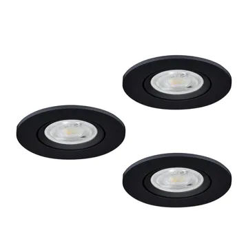 Upotettu Valaisin Barranco IP44 30 mm 3000K Sarja, 3 kpl - 8,4 cm - Valaistus - Hehkulamppu & polttimo - Spottivalaisin & alasvalo - Kattospotti