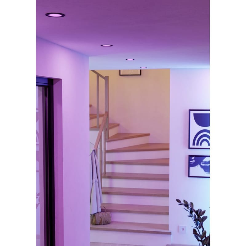 Upotettu Valaisin Carosso 93 mm - Musta - Valaistus - Hehkulamppu & polttimo - Spottivalaisin & alasvalo - Seinäspotti