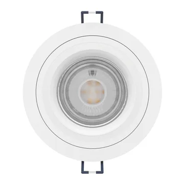 Upotettu Valaisin Carosso 93 mm - Valkoinen - Valaistus - Hehkulamppu & polttimo - Spottivalaisin & alasvalo - Seinäspotti