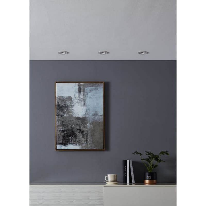 Upotettu Valaisin Carosso 93 mm - Valkoinen - Valaistus - Hehkulamppu & polttimo - Spottivalaisin & alasvalo - Seinäspotti