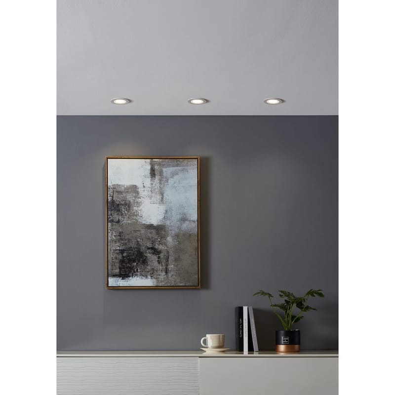 Upotettu Valaisin Carosso 93 mm - Valkoinen - Valaistus - Hehkulamppu & polttimo - Spottivalaisin & alasvalo - Seinäspotti