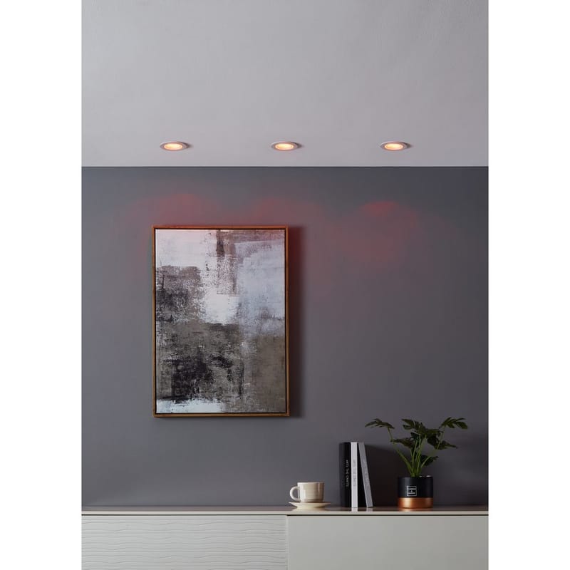 Upotettu Valaisin Carosso 93 mm - Valkoinen - Valaistus - Hehkulamppu & polttimo - Spottivalaisin & alasvalo - Seinäspotti