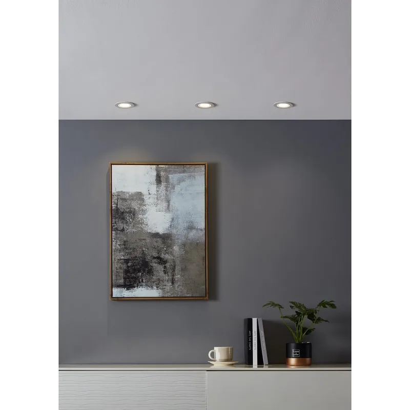 Upotettu Valaisin Carosso 93 mm - Valkoinen - Valaistus - Hehkulamppu & polttimo - Spottivalaisin & alasvalo - Seinäspotti