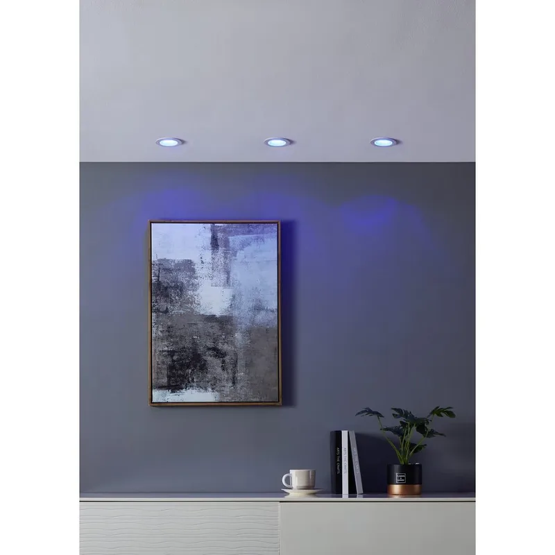 Upotettu Valaisin Carosso 93 mm - Valkoinen - Valaistus - Hehkulamppu & polttimo - Spottivalaisin & alasvalo - Seinäspotti