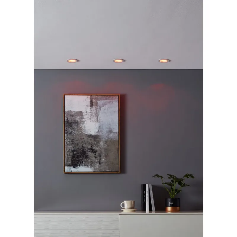 Upotettu Valaisin Carosso 93 mm - Valkoinen - Valaistus - Hehkulamppu & polttimo - Spottivalaisin & alasvalo - Seinäspotti