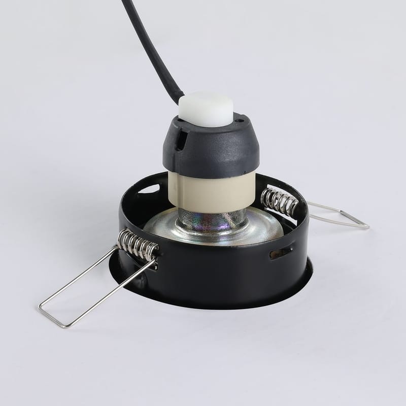 Upotettu Valaisin Favazzina 85 mm sarja, 3 kpl - Musta - Valaistus - Hehkulamppu & polttimo - Spottivalaisin & alasvalo - Kattospotti