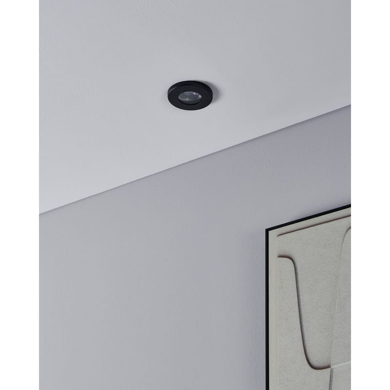 Upotettu Valaisin Favazzina 85 mm sarja, 3 kpl - Musta - Valaistus - Hehkulamppu & polttimo - Spottivalaisin & alasvalo - Kattospotti