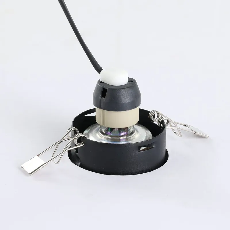 Upotettu Valaisin Favazzina 88 mm sarja, 3 kpl - Musta - Valaistus - Hehkulamppu & polttimo - Spottivalaisin & alasvalo - Kattospotti