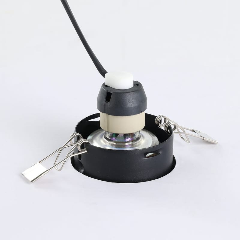 Upotettu Valaisin Favazzina 88 mm sarja, 3 kpl - Musta - Valaistus - Hehkulamppu & polttimo - Spottivalaisin & alasvalo - Kattospotti