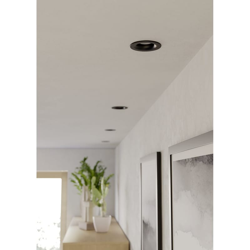 Upotettu Valaisin Salabate 88 mm Setti, 3 kpl - Musta - Valaistus - Hehkulamppu & polttimo - Spottivalaisin & alasvalo - Kattospotti