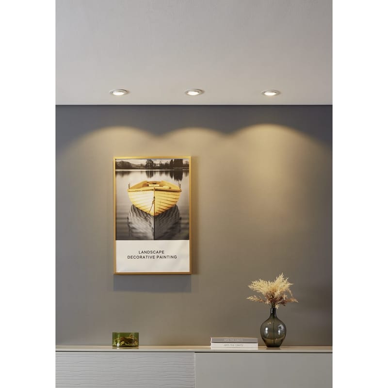 Upotettu Valaisin Saliceto 3 kpl Ø88 mm 2700K - Valkoinen - Valaistus - Hehkulamppu & polttimo - Spottivalaisin & alasvalo - Kattospotti