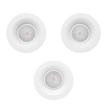 Upotettu Valaisin Saliceto 88 mm 2700K Setti, 3 kpl - Valkoinen - Valaistus - Hehkulamppu & polttimo - Spottivalaisin & alasvalo - Kattospotti