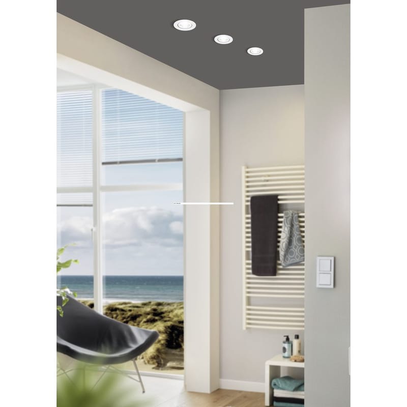 Upotettu Valaisin Saliceto 88 mm 4000K - Valkoinen - Valaistus - Hehkulamppu & polttimo - Spottivalaisin & alasvalo - Kattospotti