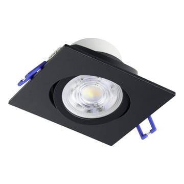 Upotettu Valaisin Saliceto 88x88 mm 2700K Sarja 3 - Musta - Valaistus - Hehkulamppu & polttimo - Spottivalaisin & alasvalo - Kattospotti