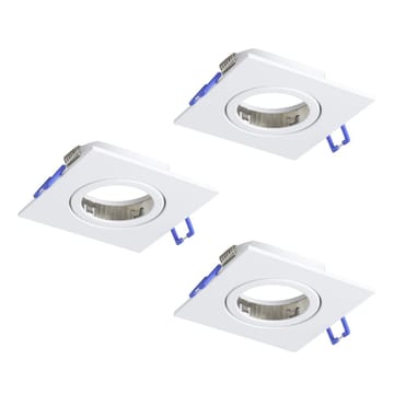Upotettu Valaisin Saliceto 88x88 mm 2700K Sarja 3 - Valkoinen - Valaistus - Hehkulamppu & polttimo - Spottivalaisin & alasvalo - Kattospotti