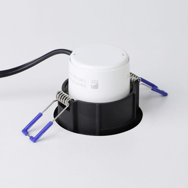 Upotettu Valaisin Saliceto Kiinteä 88 mm 2700K - Musta - Valaistus - Hehkulamppu & polttimo - Spottivalaisin & alasvalo - Kattospotti