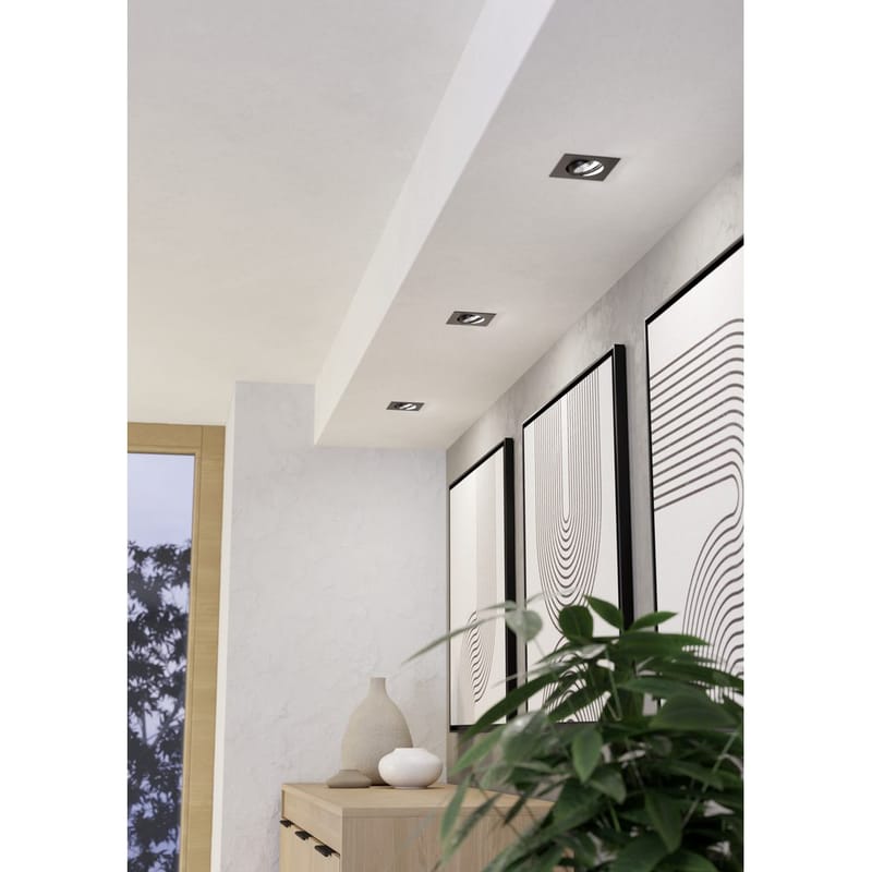 Upotettu Valaisin Saliceto Mobile Musta 4000K - 8,8 cm - Valaistus - Hehkulamppu & polttimo - Spottivalaisin & alasvalo - Kattospotti