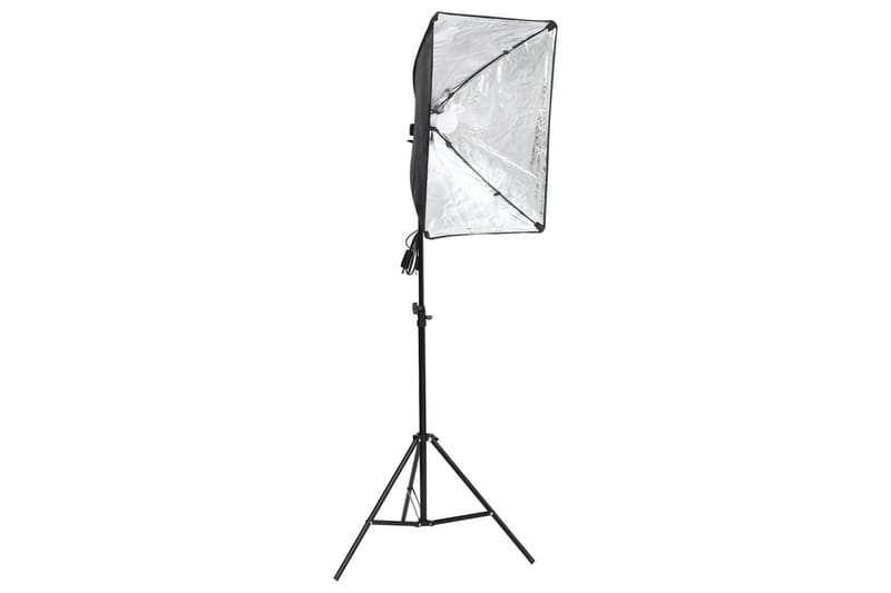 Valokuvastudiosarja softbox-valot, taustakangas ja heijastin - Musta - Valaistus - Hehkulamppu & polttimo - Työvalaistus - Valokuvaus & studiovalaisimet