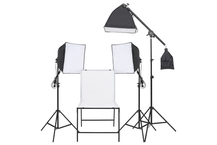 Valokuvastudiovalosarja kuvauspöydällä - Musta - Valokuvaus & studiovalaisimet