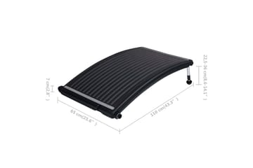 Kaarevat uima-altaan aurinkoenergiapaneelit 3 kpl 110x65 cm - Valaistus - Sähkö & energia - Aurinkokennot & aurinkoenergia - Aurinkopaneelit