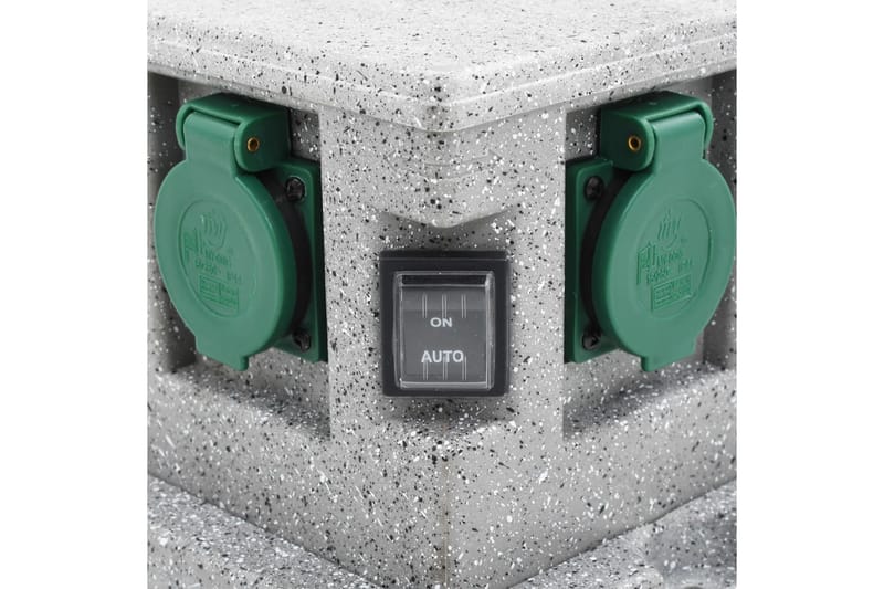 Puutarhan pistorasia hämäräsensorilla muovi - Valaistus - Sähkö & energia - Sähkö ulos - Pistorasia ulkokäyttöön