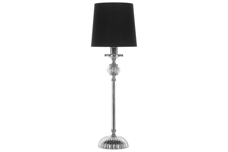 Ardeena Pöytävalaisin 56 cm E14, Hopea/Musta