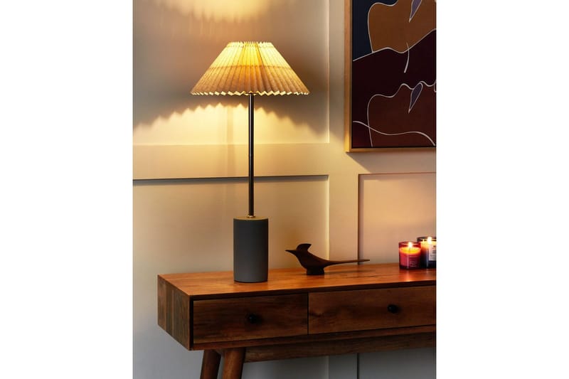 Bosleba Pöytävalaisin 68 cm E27 - Beige/Valkoinen - Valaistus - Sisävalaistus & lamput - Erikoisvalaisin - Riisipaperivalaisin