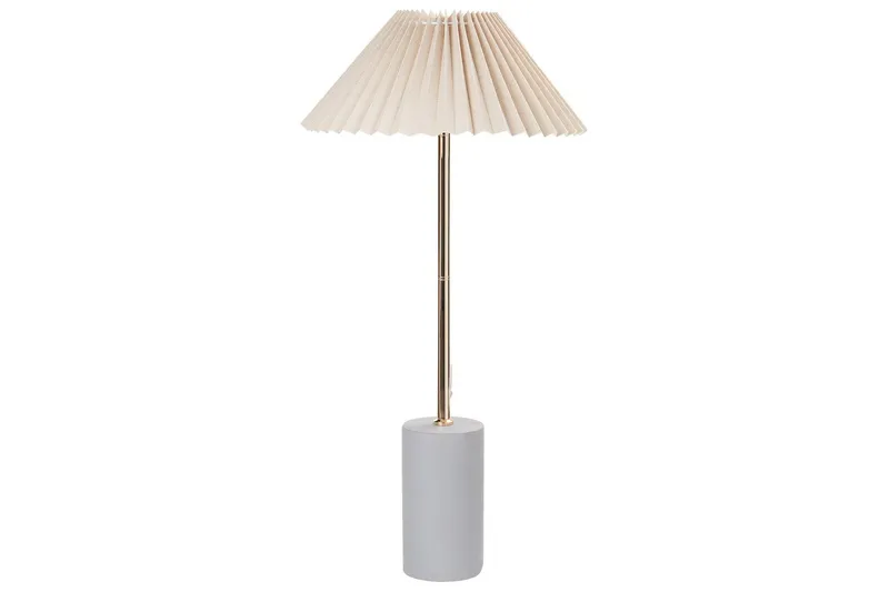 Bosleba Pöytävalaisin 68 cm E27, Beige/Valkoinen