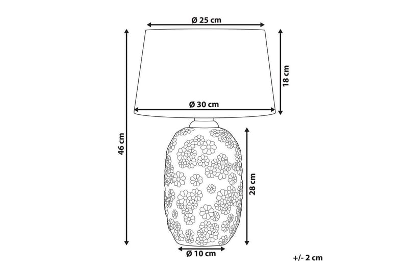 Bracto Pöytävalaisin 46 cm E27 - Harmaa/Vaaleabeige - Valaistus - Sisävalaistus & lamput - Erikoisvalaisin - Riisipaperivalaisin