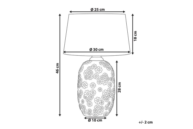 Bracto Pöytävalaisin 46 cm E27 - Harmaa/Vaaleabeige - Valaistus - Sisävalaistus & lamput - Erikoisvalaisin - Riisipaperivalaisin