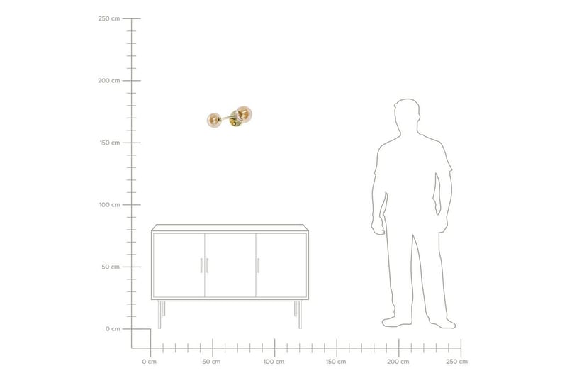 Capramis Seinävalaisin G9 - Kulta - Valaistus - Sisävalaistus & lamput - Erikoisvalaisin - Riisipaperivalaisin