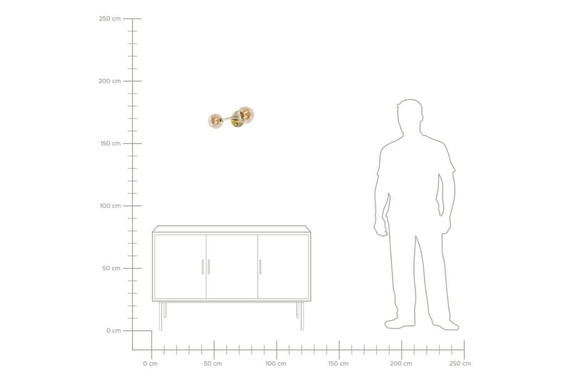 Capramis Seinävalaisin G9 - Kulta - Valaistus - Sisävalaistus & lamput - Erikoisvalaisin - Riisipaperivalaisin