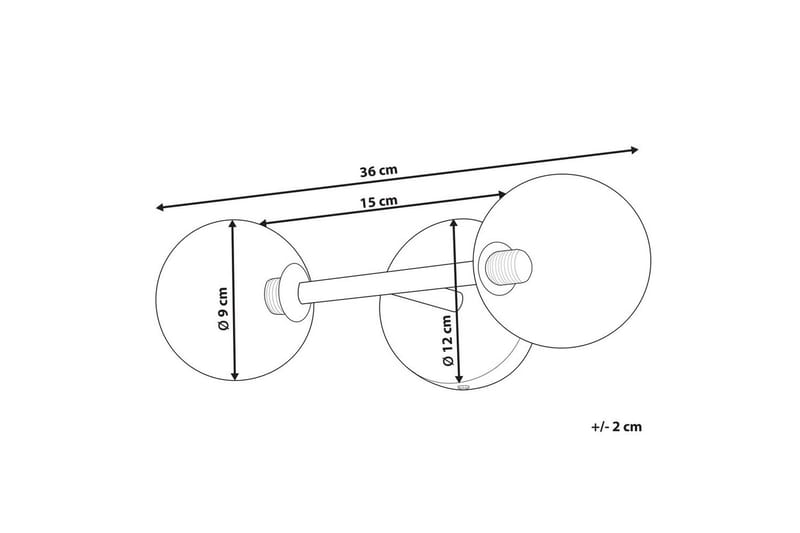 Capramis Seinävalaisin G9 - Kulta - Valaistus - Sisävalaistus & lamput - Erikoisvalaisin - Riisipaperivalaisin