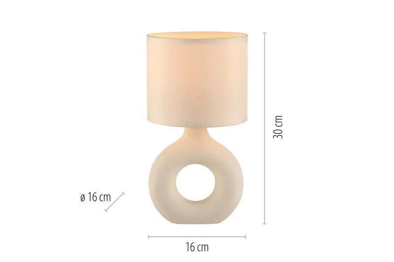 Carara Just Light Pöytävalaisin - Valaistus - Sisävalaistus & lamput - Erikoisvalaisin - Riisipaperivalaisin