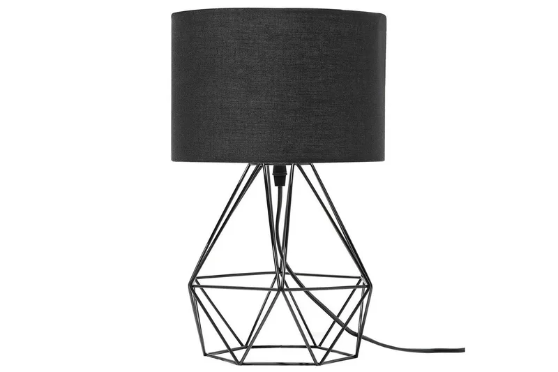 Eurydice Pöytävalaisin 35 cm E27, Musta