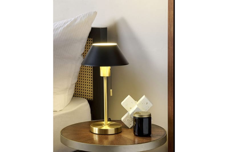 Filfla Pöytävalaisin 37 cm E27 - Messinki/Musta - Valaistus - Sisävalaistus & lamput - Erikoisvalaisin - Riisipaperivalaisin