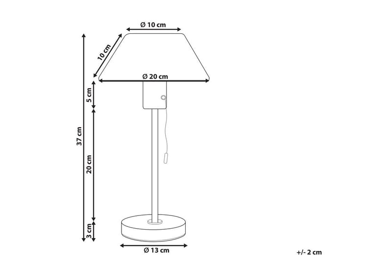 Filfla Pöytävalaisin 37 cm E27 - Messinki/Musta - Valaistus - Sisävalaistus & lamput - Erikoisvalaisin - Riisipaperivalaisin