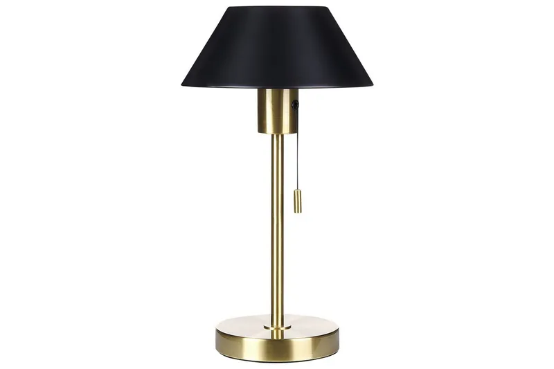 Filfla Pöytävalaisin 37 cm E27, Messinki/Musta