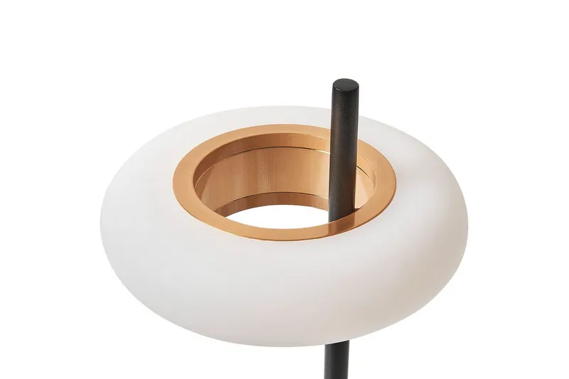 Gabbiani LED Pöytävalaisin 36 cm - Musta/Valkoinen - Valaistus - Sisävalaistus & lamput - Erikoisvalaisin - Riisipaperivalaisin