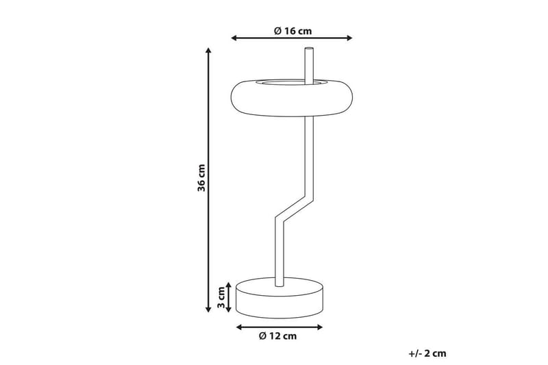 Gabbiani LED Pöytävalaisin 36 cm - Valkoinen - Valaistus - Sisävalaistus & lamput - Erikoisvalaisin - Riisipaperivalaisin
