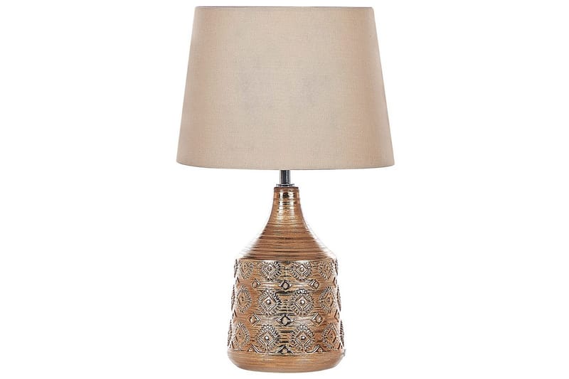 Galatea Pöytävalaisin 47 cm E14 - Pronssi/Beige - Valaistus - Sisävalaistus & lamput - Erikoisvalaisin - Riisipaperivalaisin