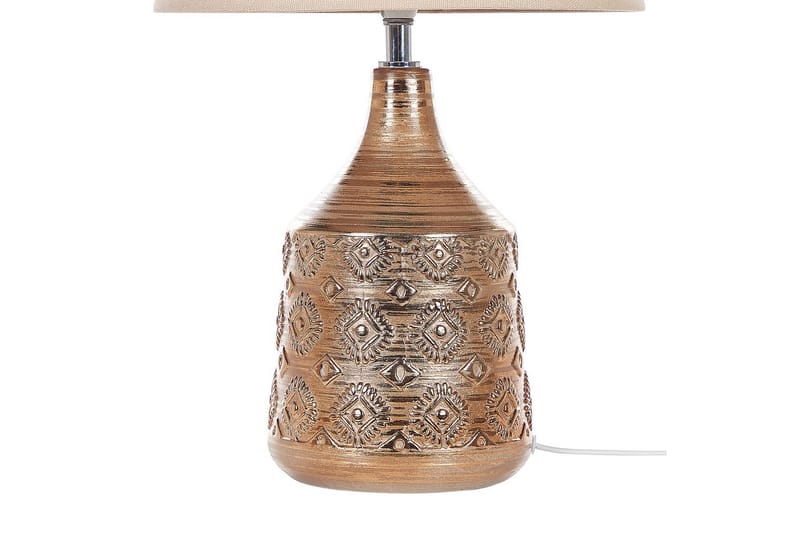 Galatea Pöytävalaisin 47 cm E14 - Pronssi/Beige - Valaistus - Sisävalaistus & lamput - Erikoisvalaisin - Riisipaperivalaisin