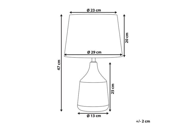 Galatea Pöytävalaisin 47 cm E14 - Pronssi/Beige - Valaistus - Sisävalaistus & lamput - Erikoisvalaisin - Riisipaperivalaisin