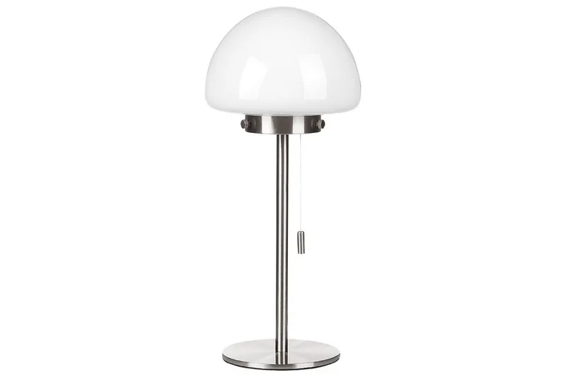 Icaria Pöytävalaisin 39 cm E27, Hopea/Valkoinen