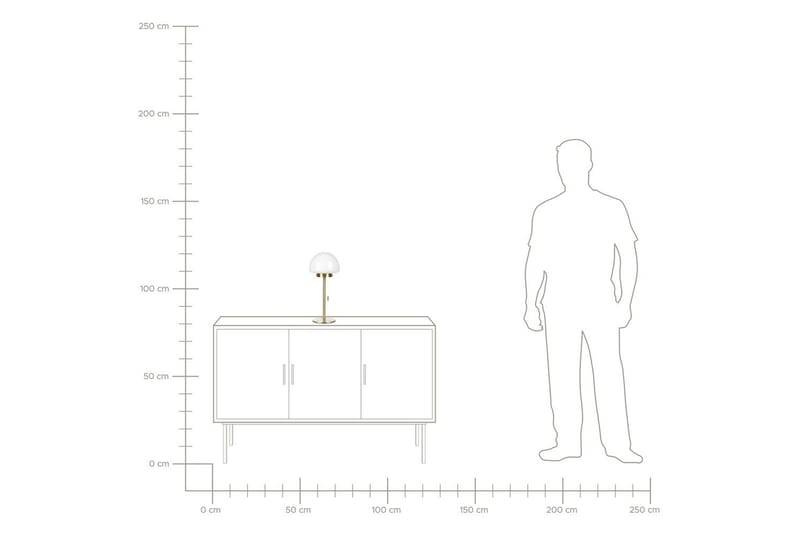 Icaria Pöytävalaisin 39 cm E27 - Kulta/Valkoinen - Valaistus - Sisävalaistus & lamput - Erikoisvalaisin - Riisipaperivalaisin