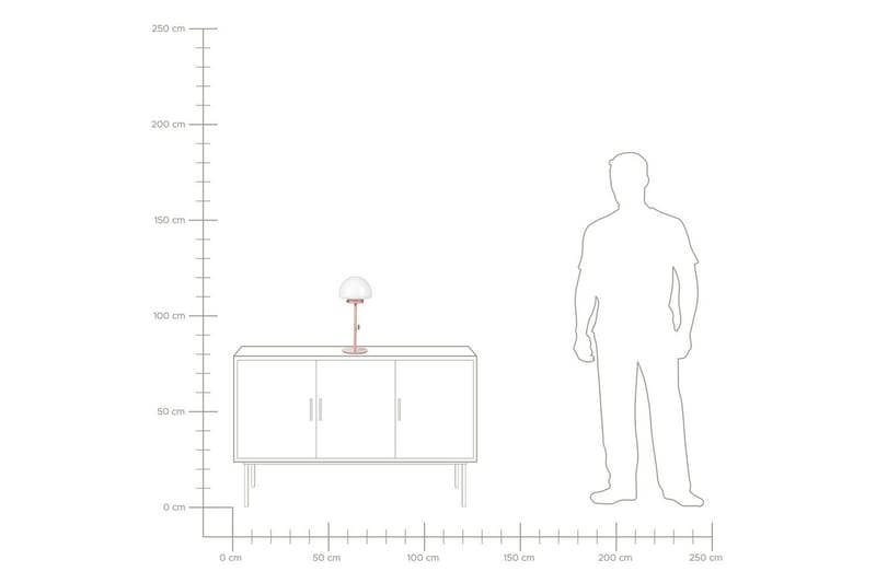 Icaria Pöytävalaisin 39 cm E27 - Vaaleanpunainen/Valkoinen - Valaistus - Sisävalaistus & lamput - Erikoisvalaisin - Riisipaperivalaisin