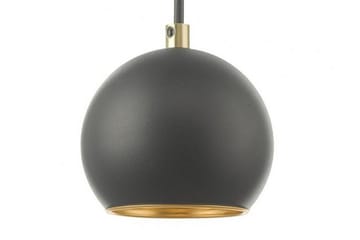 Ikkunavalaisin Globe 10 cm Pyöreä LED Musta