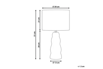 Incantata Pöytävalaisin 51 cm E27 - Beige - Valaistus - Sisävalaistus & lamput - Ikkunavalaisimet - Ikkunavalaisin jalalla