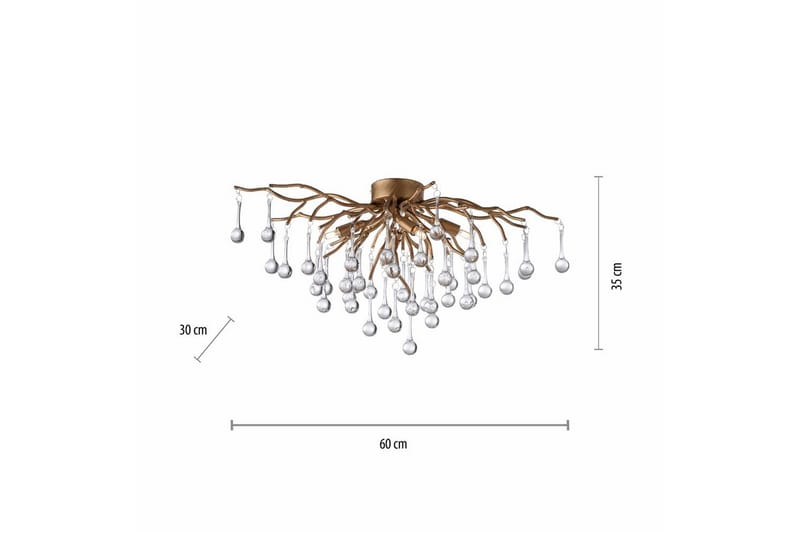Istapp Paul Neuhaus Kattovalaisin - Valaistus - Sisävalaistus & lamput - Erikoisvalaisin - Tiffanylamppu