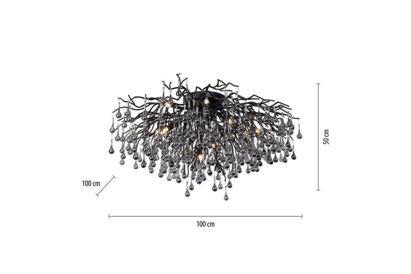 Istapp Paul Neuhaus Kattovalaisin - Valaistus - Sisävalaistus & lamput - Erikoisvalaisin - Riisipaperivalaisin